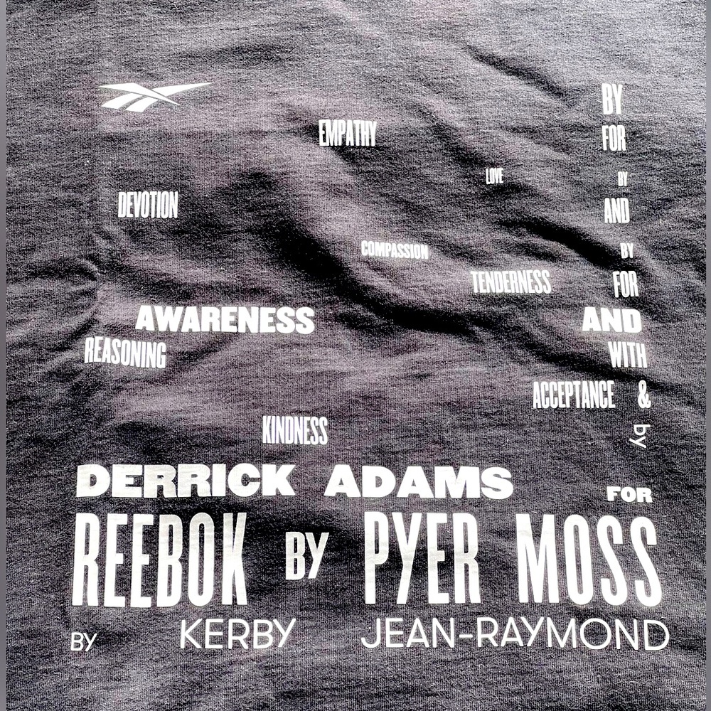 Pyer Moss x Reebok Limited Edition Graphic Tee RARE - Picture 5 of 5